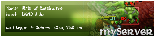 Signature for player Hirie of Rosebourne
